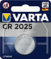 Батарейка VARTA CR 2025   BLI 1 LITHIUM - фото 1