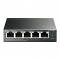 PoE-коммутатор TP-Link EasySmart TL-SG105PE гигабитный 5-портовый с 4 PoE+ портами управляемый