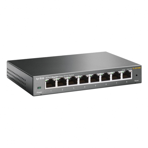 Коммутатор TP-Link EasySmart TL-SG108E 8-портовый управляемый - фото 2