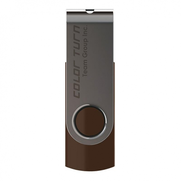 Флеш-накопитель USB 8GB Team Color Turn E902 Brown (TE9028GN01) - фото 1