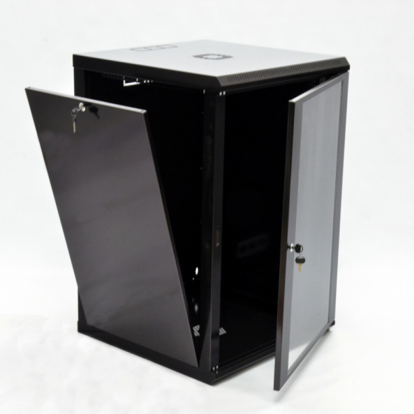 Шафа серверна CMS 18U 600 x 600 x 907 UA-MGSWL186B для мережевого обладнання - фото 2