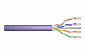 Кабель DIGITUS CAT 6 U-UTP, 100m, AWG 23/1, LSZH-1, фиолетовый - фото 1