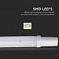Світильник вологопилозахищений LED V-TAC, 18W, SKU-6472, S-series, 600mm, 230V, 4000К - фото 11