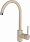 Змішувач для кухні Deante Nemezja, довж.виливу - 180мм, поворотний, 1важіль, пісок - фото 1