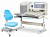 Комплект парта + кресло Mealux Winnipeg BL MС + Omega KBL (арт.BD-630 MG+BL+Y-220 KBL)