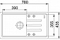 Кухонні мийки Franke Malta BSG 611-78/114.0375.033/ Фраграніт/ 780x435х200/Словаччина/Біла - фото 2