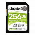 SDXC 256GB UHS-I/U3 Class 10 Kingston Canvas Select Plus R100/W85MB/s (SDS2/256GB)