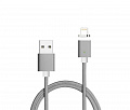 Кабель Ninja USB-Lighting, магнитный, 1м, Gray (YT-MCFB-L/Gr/15592) блистер