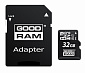 MicroSDHC  32GB UHS-I Class 10 Goodram + SD-adapter (M1AA-0320R12) - фото 1