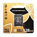 MicroSDXC  128GB UHS-I U3 Class 10 Hi-Rali + SD-adapter (HI-128GBSD10U3-01)