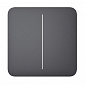 Кнопка Ajax SoloButton (2-gang) graphite для двухклавишного выключателя - фото 2