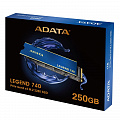 Твердотельный накопитель SSD ADATA M.2 NVMe PCIe 3.0 x4 250B 2280 LEGEND 740