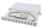 Оптична панель DIGITUS 19' 1U, 12xLC duplex, incl, Splice Cass, OS2 Color Pigtails, Adapter - фото 1