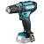 Шуруповерт-дрель Makita HP333DZ аккум, 10.8В, 0-450/0-1700 об/мин, 30/14Нм, 1.2кг, без АКБ и ЗУ