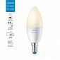 Умная лампа WiZ E14 4.9W(40W 470Lm) C37 2700K диммируемая Wi-Fi - фото 1