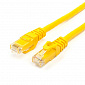 Патч-корд UTP Atcom RJ45, Cat.6, медь, 2 м, желтый - фото 1