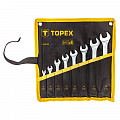 Ключі гайкові TOPEX, комбіновані, 6-19 мм, набір 8 шт.