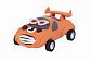 Масса для лепки Paulinda Super Dough Racing time Машинка оранжевая, инерционный механизм PL-081161-3 - фото 2