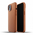 Чехол кожаный MUJJO для Apple iPhone 13 Full Leather, Tan