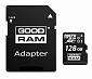 Карта памяти  MicroSDXC 128GB UHS-I Class 10 Goodram + SD-adapter (M1AA-1280R12) - фото 1