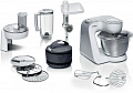 Кухонна машина Bosch, 1000Вт, чаша-метал, корпус-пластик, насадок-9, сірий
