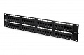 Патч-панель DIGITUS 19" 2U, 48 портов, Cat.6 UTP в сборе, RAL 9005