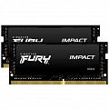 Память для ноутбука Kingston DDR4 2666 16GB KIT (8GBx2) SO-DIMM FURY Impact