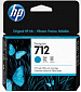 Картридж HP No.712 DesignJet Т230/Т630 Cyan 29ml - фото 1