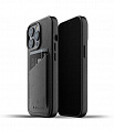 Чехол кожаный MUJJO для Apple iPhone 13 Pro Wallet Full Leather, Black