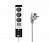 Мережевий фільтр Senmaxu (SMX-666/19617) 3 розетки, 4 USB, 1.5 м, Grey/Black