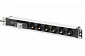 Блок розеток DIGITUS 1U, 6xSchuko, 16A, 250V, автомат, вилка Schuko - фото 1