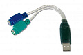 Адаптер DIGITUS USB 1.1 - 2xPS/2, M/F