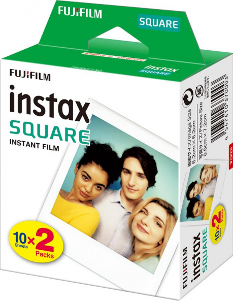 Фотопапір Fujifilm COLORFILM INSTAX SQUARE (86х72мм 2х10шт) - фото 1