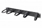 Кабельный организатор DIGITUS 19" 1U, 5xRings 31x85mm, configurable, RAL 9005 - фото 1