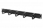 Кабельный організатор DIGITUS 19" 1U, 5xRings 40x60mm, RAL 9005 - фото 1