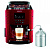 Кофемашина Krups  Essential, 1,7л, зерно, автомат.капуч, OLED диспл, метал контейнер для молок, бордово-черный