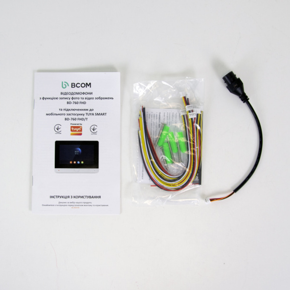 Wi-Fi видеодомофон 7" BCOM BD-760FHD/T Red с поддержкой Tuya Smart - фото 5