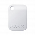 Защищенный бесконтактный брелок Ajax Tag white (комплект 3 шт.) для клавиатуры KeyPad Plus