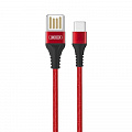 Кабель XO NB118 Weave USB-USB Type-C 2.1A 1м Red (00000014008)