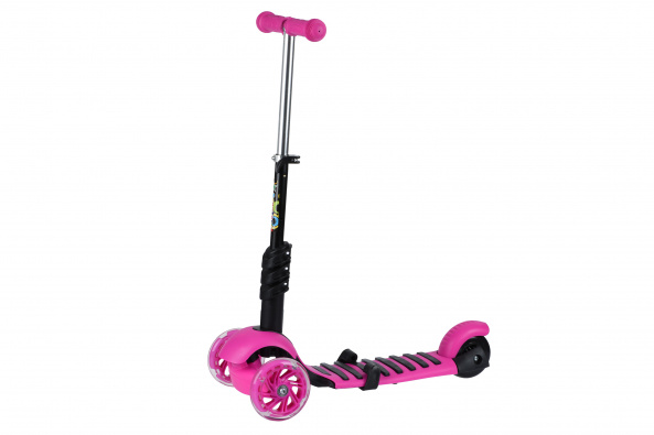 Триколісний самокат-біговел Same Toy з сидінням (рожевий) SY-S171Ut-3 - фото 2