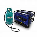 Генератор с карбюратором газ/бензин BISON BS3500 максимальной мощностью 3 кВт