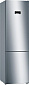 Холод. з нижн. мороз. кам. BOSCH KGN39XI326, 203х66х60см, 2 дв., Холод.відд. - 279л, Мороз. відд. - 87л, A++, NF, Інв., Нерж - фото 1