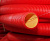 Труба DKC красная гибкая двустенная д.40/32мм.,с протяжкой для зонда и муфтой, бухт.100м
