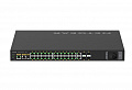 Комутатор NETGEAR M4250-26G4XF-PoE+ (GSM4230PX), 24x1GE PoE+ (480Вт), 2x1GE, 4xSFP+,  керований L2
