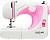Швейная машина iSEW A15, электромех., 85Вт, 15 шв.оп., петля полуавтомат, белый + розовый