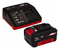 Набор Einhell аккумулятор + зарядное устройство 18V 3.0 Ah PXC Starter Kit - фото 1