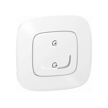 Valena Allure with NETATMO. Головний безпроводовий вимикач "Вдома/Не вдома". Білий - фото 2