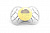 Пустышка симметрическая Nuvita NV7085 Air55 Cool 6m+ "LOVE" желто-серая