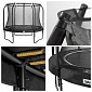 Батут Salta Premium Black Edition COMBO круглый 213 см 552 - фото 1
