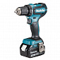 Шуруповерт-дриль Makita DDF485RFJ, акум, LXT, 18В, 3 АГ*2шт, DC18RC, кейс Makpac, 50/27Нм, 1.4-1.7 кг - фото 1